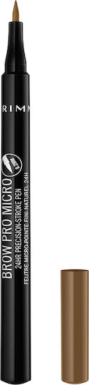 Rimmel Brow Pro Micro 24HR Precision-Stroke Eyebrow Pen 001 Blonde