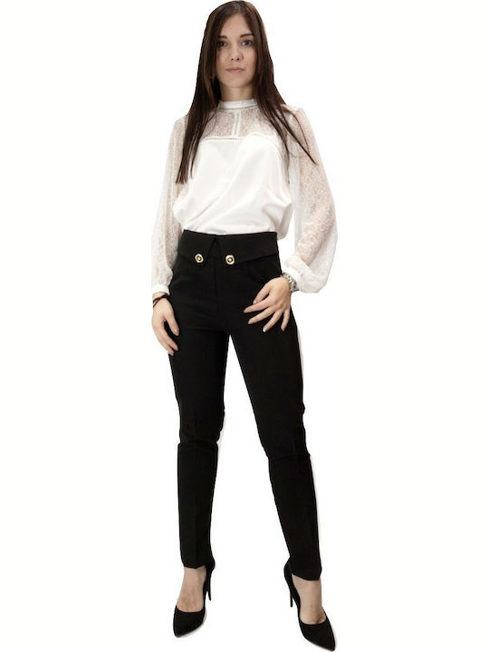 Toi&Moi Women's Blouse Long Sleeve White