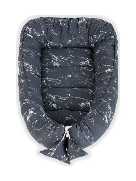 Tuttolina Baby Nestkissen Marble Black