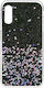 Vennus Brilliant Back Cover Σιλικόνης Μαύρο (iPhone XS Max)