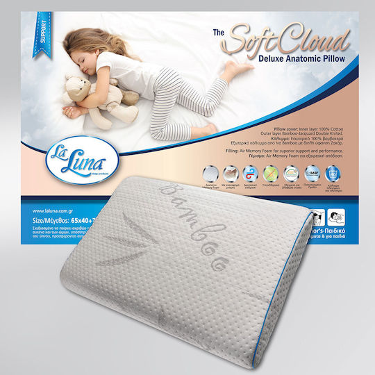 La Luna Мемори пяна Soft Cloud Deluxe Бял 40x65бр La Luna Мемори пяна Soft Cloud Deluxe Бял 40x65бр