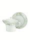 WM Collection Iris Alb Porțelan Set de Vase 72buc