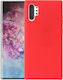 Back Cover Silicone Red (Galaxy Note 10+)
