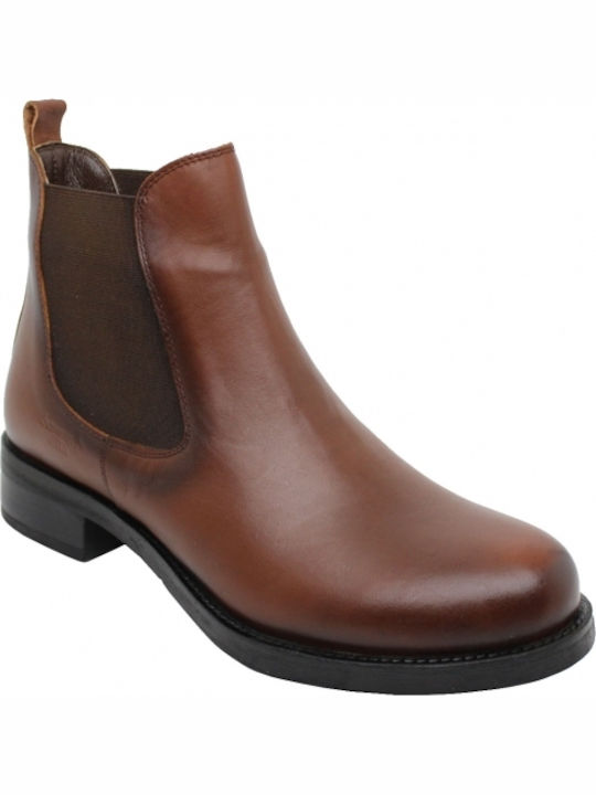 Δερμάτινα Γυναικεία Chelsea Μποτάκια Ταμπά