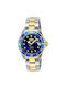 Invicta Pro Diver Watch Automatic with Silver Metal Bracelet