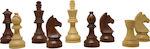 Ξύλινα Πιόνια για Σκάκι με Βαρίδιο 9.5cm