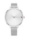 Tommy Hilfiger Project Z Γυναικείο Ρολόι 38mm Μπαταρίας με Ασημί Μεταλλικό Μπρασελέ