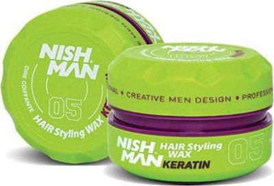 NISHMAN Hair Wax 05 Keratin Wachs 150ml