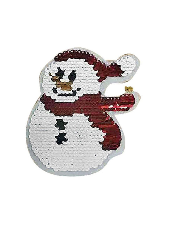 XMASfest Christmas for Window with Design Χιονάνθρωπου Magic Sequins Snowman