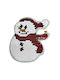 XMASfest Christmas for Window with Design Χιονάνθρωπου Magic Sequins Snowman