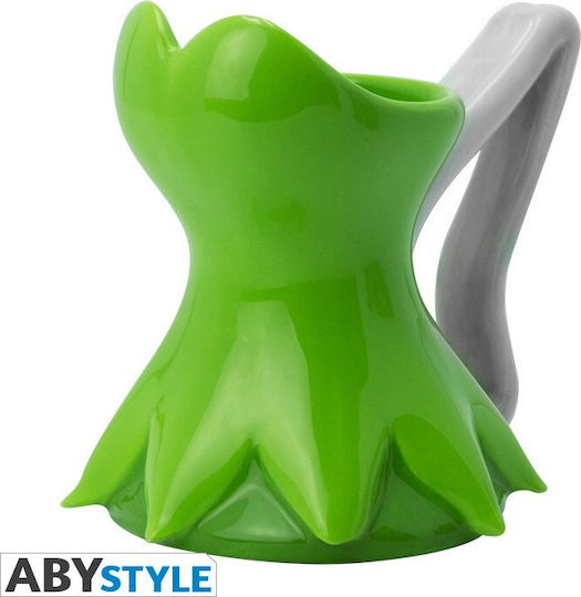 Abysse Peter Pan & Tinkerbell 3D Ceramic Cup Green 300ml