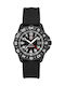 Luminox Nighthawk GMT Watch Battery with Black Rubber Strap