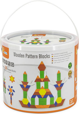 Viga Toys Building Block Wooden Pattern for 3+ years 250pcs