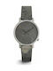 Komono Harlow Watch with Gray Leather Strap