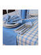 Viopros Napkin Set 4pcs England Blue 52x52cm