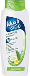 Wash & Go Hydra Pure Shampoo for All Hair Types 700ml