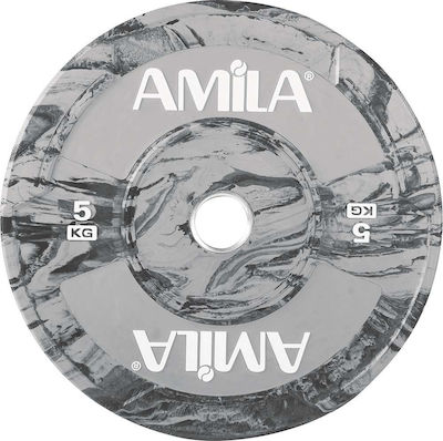 Amila Wave Δίσκος Ολυμπιακού Τύπου Λαστιχένιος 1 x 5kg Φ50mm