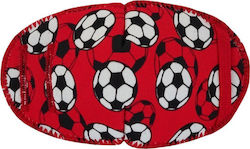 Kayfunpatch Kids Eye Patch Soccer Reds 11.8x6cm 1pc