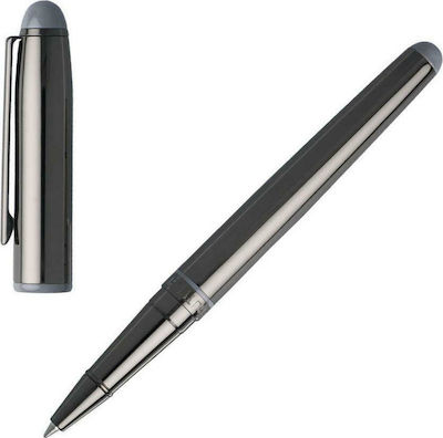 Cerruti Στυλό Rollerball με Μπλε Mελάνι Leap Gunmetal