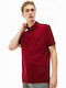 Lacoste Men's Short Sleeve Blouse Polo Burgundy