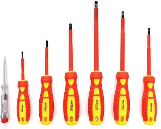 Kraft & Dele Set Electrician 1000V Screwdrivers