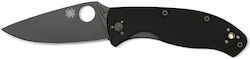Spyderco Tenacious G-10 Pocket Knife Black