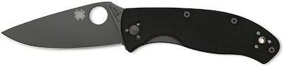 Spyderco Tenacious G-10 Taschenmesser Schwarz