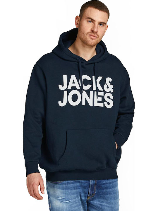 Jack & Jones Φούτερ με Κουκούλα Navy Blazer