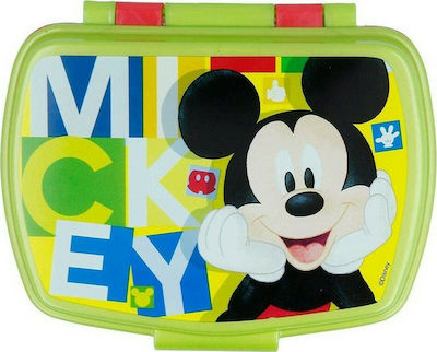 Stor Kids Lunch Plastic Box Green L17xW14xH5.6cm B