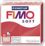 Staedtler Fimo Soft Cherry Red Πολυμερικός Πηλός 57gr