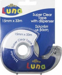 Luna Βάση με Σελοτέιπ Super Clear 33mm x 15m Luna Βάση με Σελοτέιπ Super Clear 33mm x 15m