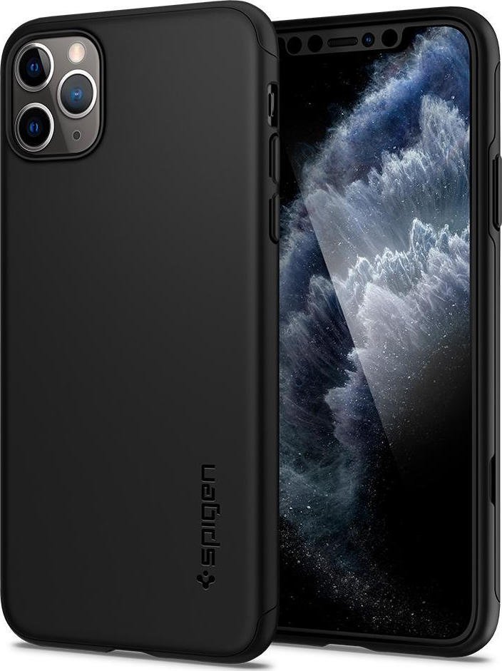 Spigen Thin Fit 360 Μαύρο (iPhone 11 Pro) Skroutz.gr