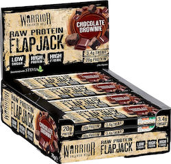 Warrior Raw Protein Flapjack Μπάρες Πρωτεΐνης με Γεύση Chocolate Brownie 12x75gr
