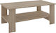 Rectangular Coffee Table Alkisti Wooden Brown L100xW55xH41cm.