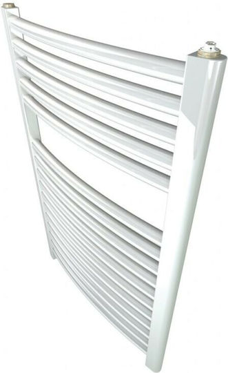 Termolux Gebogen Handtuchhalter Badezimmer 700x420 336kcal/h Weiß
