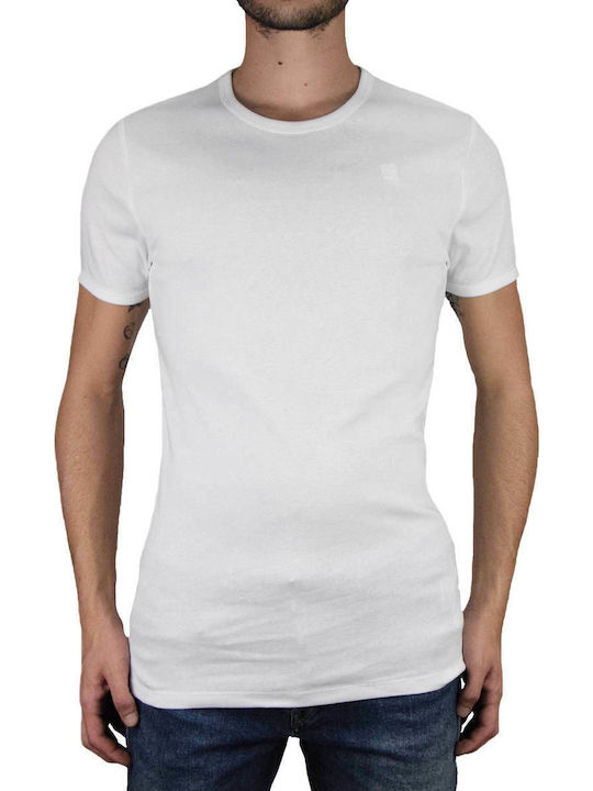 G-Star Raw Basic 2-Pack Men's Short Sleeve T-shirt White