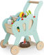 Le Toy Van Wooden Shopping Cart Made of Wood for 3+ Years