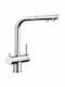 Blanco Fontas II Kitchen Faucet Counter with Spiral Chrome