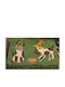 Etoile Fußmatte aus Kokosnussfasern mit rutschfester Unterlage Dogs Green-Coffee 43x73cm