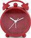 Platinet PZACHR Tabletop Clock with Indicators with Alarm Clock Red