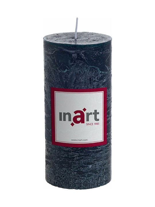 Inart Scented Candle Black 7x15cm 1pcs