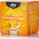 Yogi Tea Curcuma Ginger Lemon Herbs Blend Organic Product 12 Bags 24gr