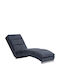 Modern Recliner made of Synthetic Leather Gri L155xW51xH71buc
