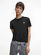 Calvin Klein Herren T-Shirt Kurzarm Schwarz