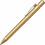 Faber-Castell Στυλό Ballpoint 0.7mm με Μπλε Mελάνι Grip 2011 Χρυσό