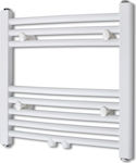 vidaXL Curved 140848 Towel Rail Bathroom 480x480 184.9kcal/h White