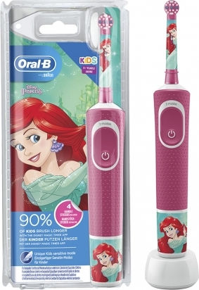 Oral-B Vitality Elektrische Zahnbürste für 3+ Jahre Disney Princess Pink