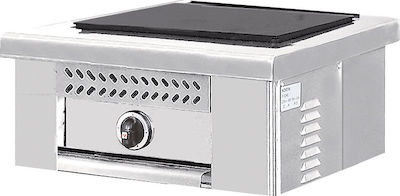 North Tabletop Commercial Electric Burner with 1 Hearths 3kW 43x49.5x29cm