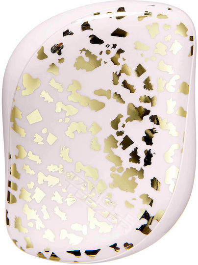 Tangle Teezer Compact Styler Βούρτσα Μαλλιών Smashed Gold Leaf / Pink