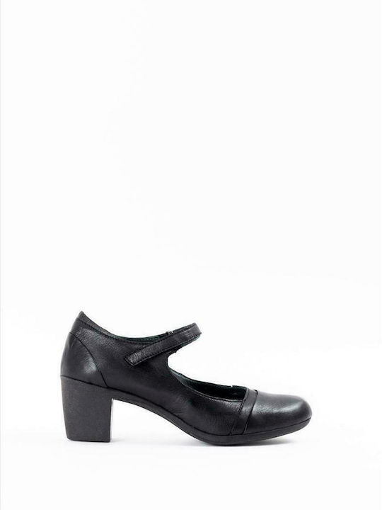 Γυναικεία Δερμάτινα Ανατομικά Casual Shoes KHRIO - 1-684-18504 ΜΑΥΡΟ